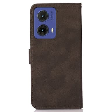 SKALO Motorola Moto G85 5G KHAZNEH Plånboksfodral i PU-Läder - Brun