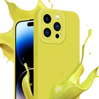 iPhone 14 PRO Skal Fodral Case (Gul)