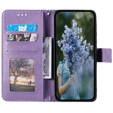 SKALO Motorola Moto G85 5G Mandala Plånboksfodral - Lila