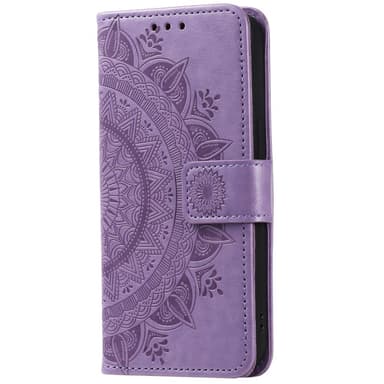 SKALO Motorola Moto G85 5G Mandala Plånboksfodral - Lila