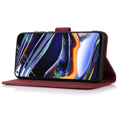 SKALO Motorola Moto G85 5G KHAZNEH Plånboksfodral i PU-Läder - Röd