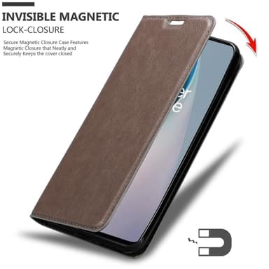 OnePlus Nord N10 5G Skal Fodral Case (Brun)