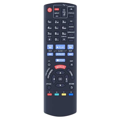 TV fjärrkontroll Ersättning för N2QAYB000953 För Panasonic TV