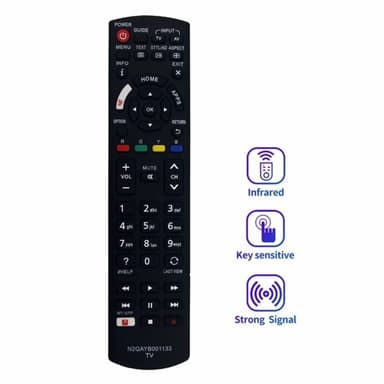 TV fjärrkontroll Ersättning för N2QAYB0001133 För Panasonic TV