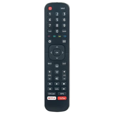 TV fjärrkontroll Ersättning för EN2B27V / EN2B27DF För Hisense TV
