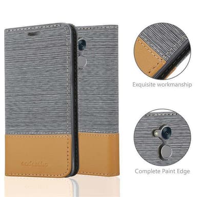 Honor 6C Plånboksfodral Skal (Grå)