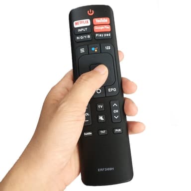 TV fjärrkontroll Ersättning för ERF3I69H För Hisense TV