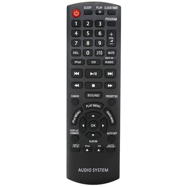 TV fjärrkontroll Ersättning för N2QAYB000641 För Panasonic TV med Easy to Use knapp