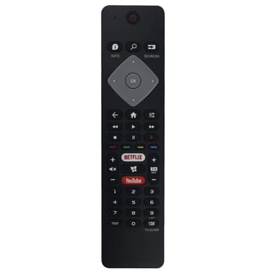 TV fjärrkontroll Ersättning för BRC0884305 / 01 För Philips TV