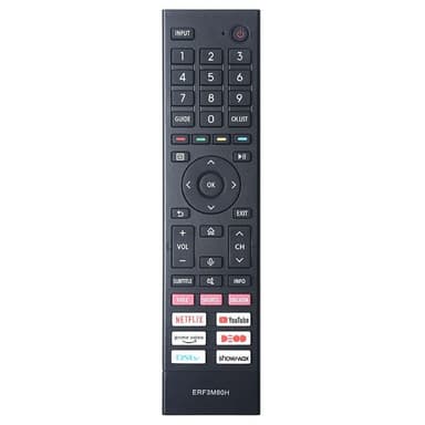 TV fjärrkontroll Ersättning för ERF3M80H För Hisense TV