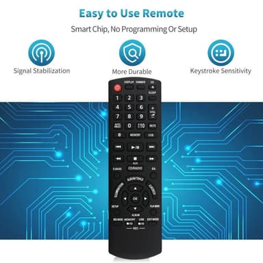TV fjärrkontroll Ersättning för N2QAYB001094 För Panasonic TV