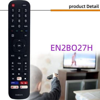 TV fjärrkontroll Ersättning för EN2BO27H För Hisense TV