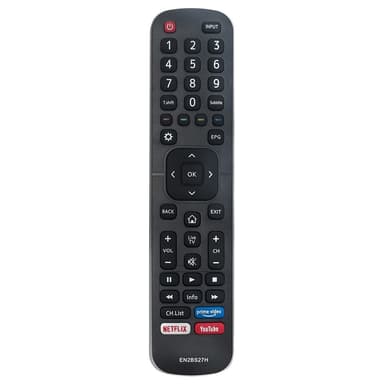 TV fjärrkontroll Ersättning för EN2BS27H För Hisense TV