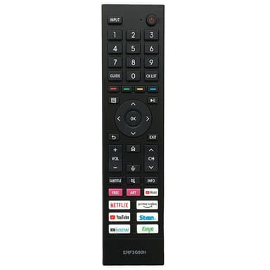 TV fjärrkontroll Ersättning för ERF3G80H För Hisense TV