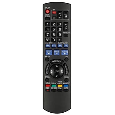 Fjärrkontroll Ersättning för N2QAYB000134 För Panasonic DVD