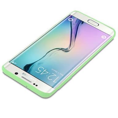 Skal Samsung Galaxy S6 EDGE Fodral Case (Grön)