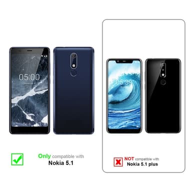 Nokia 5.1 Skyddsglas Skyddsfilm Skärmskydd