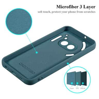 Nothing Phone 2a Skal Fodral Case (Grön)