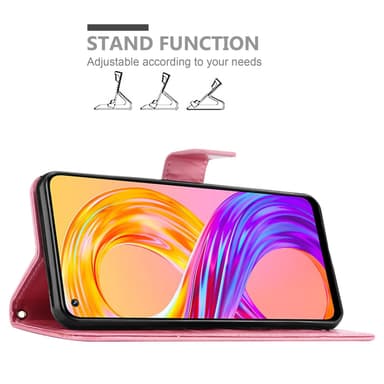 Realme 8 4G / 8 PRO Plånboksfodral Skal (Rosa)