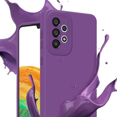 Samsung Galaxy A32 4G Skal Fodral Case (Lila)