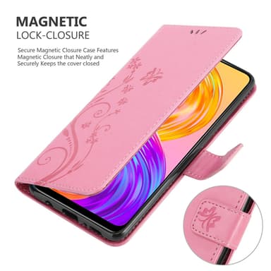 Realme 8 4G / 8 PRO Plånboksfodral Skal (Rosa)