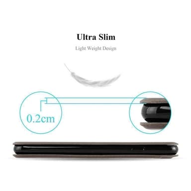 Sony Xperia M2 / M2 AQUA Plånboksfodral Skal (Brun)