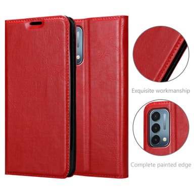 OnePlus Nord N200 5G Skal Fodral Case (Röd)