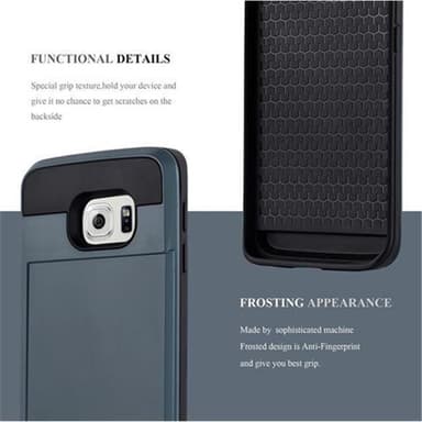 Samsung Galaxy S6 EDGE Skal Fodral Case (Blå)