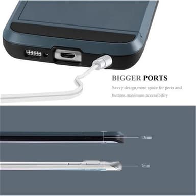 Samsung Galaxy S6 EDGE Skal Fodral Case (Blå)
