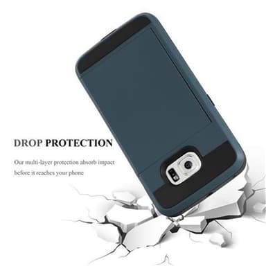 Samsung Galaxy S6 EDGE Skal Fodral Case (Blå)