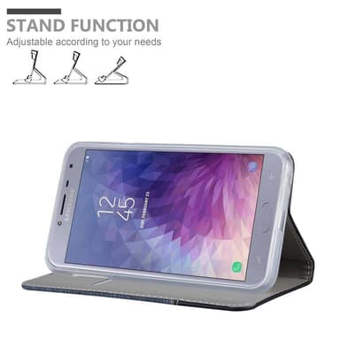 Samsung Galaxy J4 2018 Plånboksfodral Skal (Blå)