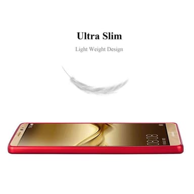 Skal Huawei MATE 8 Fodral Case (Röd)