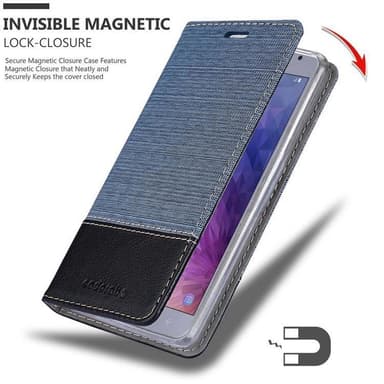 Samsung Galaxy J4 2018 Plånboksfodral Skal (Blå)