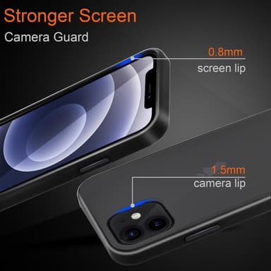 iPhone 12 MINI Skal Fodral Case (Transparent)