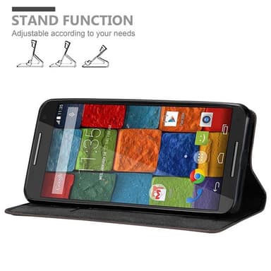 Motorola MOTO X2 Skal Fodral Case (Brun)