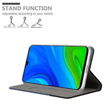 Huawei P SMART 2020 Plånboksfodral Skal (Blå)