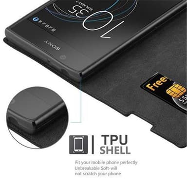 Sony Xperia L1 Skal Fodral Case (Svart)