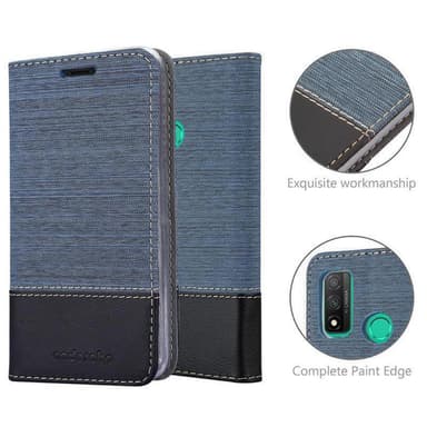 Huawei P SMART 2020 Plånboksfodral Skal (Blå)