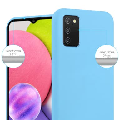 Skal Samsung Galaxy A03s Fodral Case (Blå)