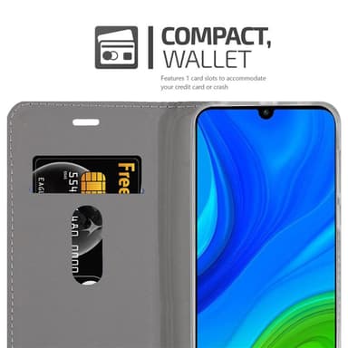 Huawei P SMART 2020 Plånboksfodral Skal (Blå)