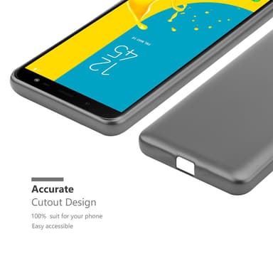 Skal Samsung Galaxy J6 2018 Fodral Case (Grå)