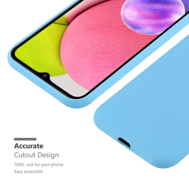 Skal Samsung Galaxy A03s Fodral Case (Blå)