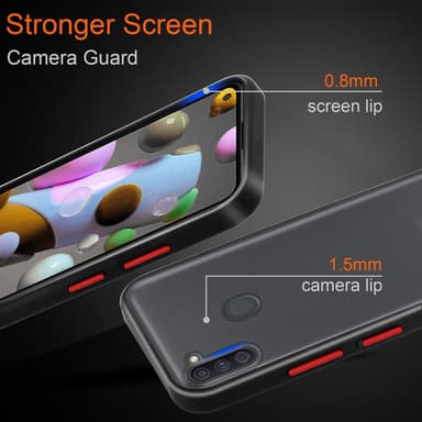 Samsung Galaxy A11 / M11 Skal Fodral Case (Transparent)