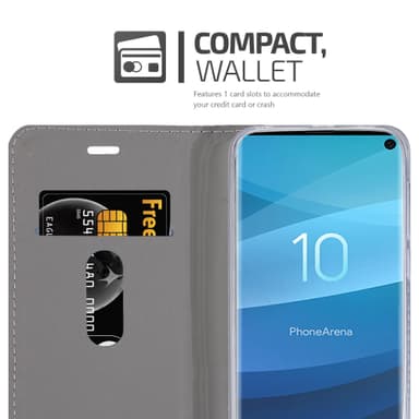 Samsung Galaxy S10 5G Plånboksfodral Skal (Grå)