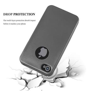 Skal iPhone 4 / 4S Fodral Case (Grå)