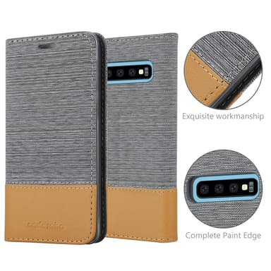 Samsung Galaxy S10 5G Plånboksfodral Skal (Grå)