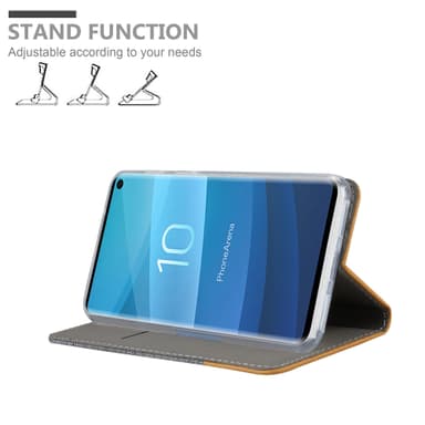 Samsung Galaxy S10 5G Plånboksfodral Skal (Grå)