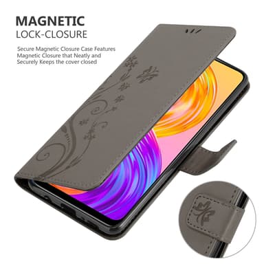 Realme 8 4G / 8 PRO Plånboksfodral Skal (Grå)