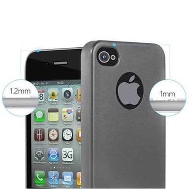 Skal iPhone 4 / 4S Fodral Case (Grå)
