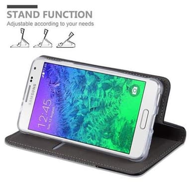 Samsung Galaxy ALPHA Plånboksfodral Skal (Grå)